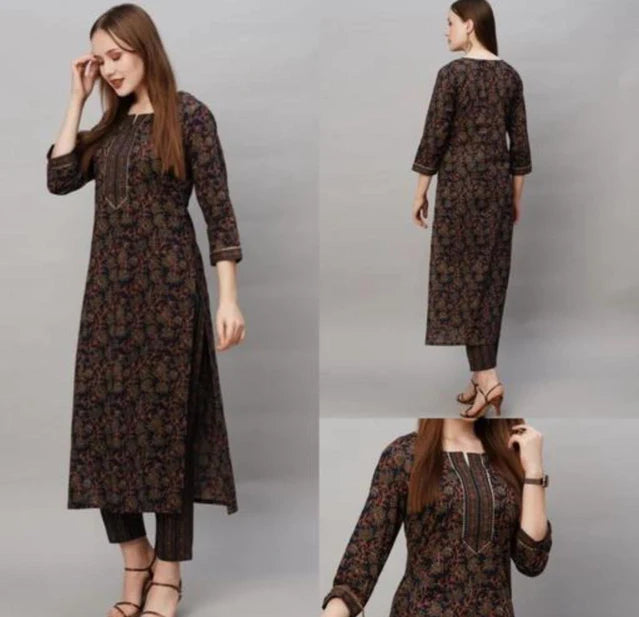 kurti with pant for women