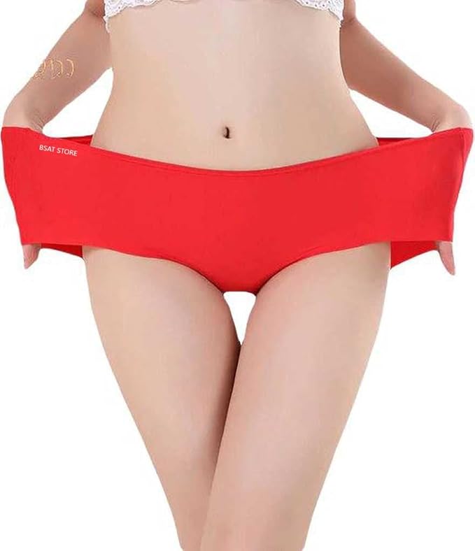 Women's Ice Silk Blend Invisible Lines No Show Hipster Panty (Pack of 2)