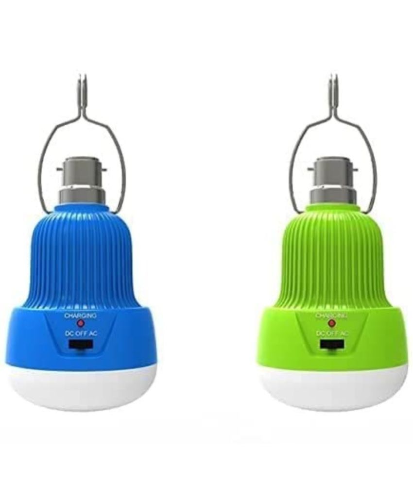 Charkee 15W Cool Day Rechargeable Emergency LED Bulb with Extra 100W Bright Light AC/DC Use for Home