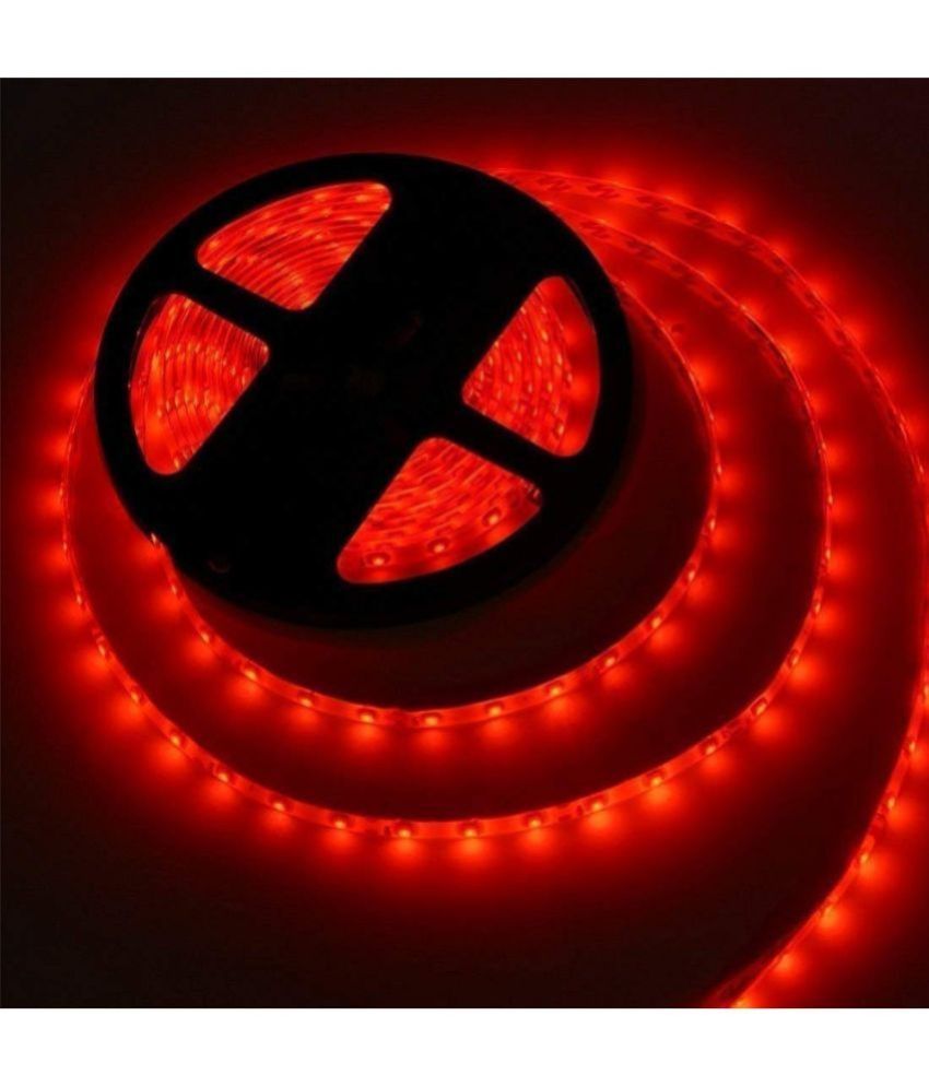 Charkee Red Steady Strip Rice Lights (Pack of 1)