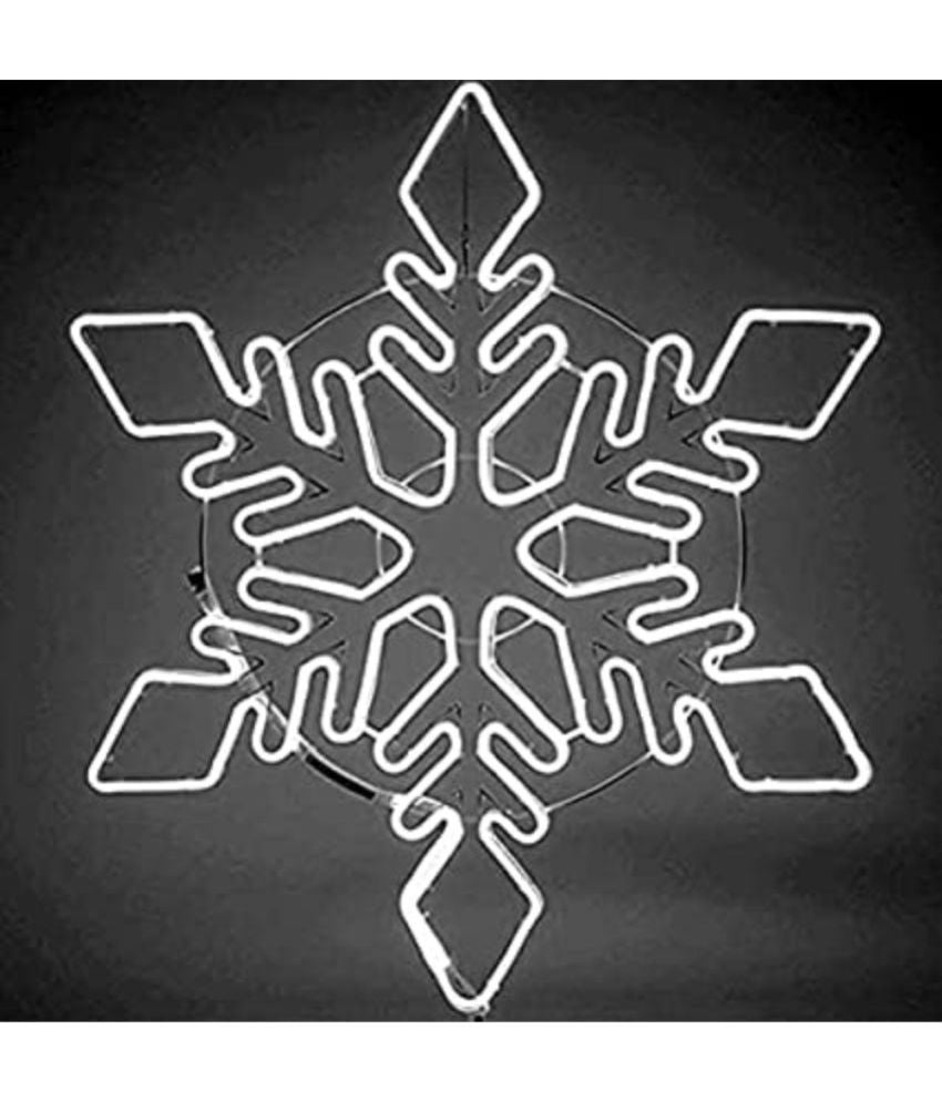 Charkee White LED Neon Light Rope, Waterproof Outdoor Flexible Light with Connector Pack of 1