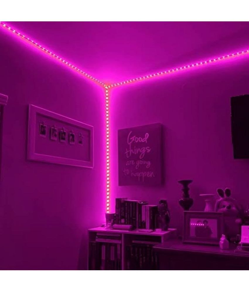 Charkee RGB LED Strip Light Flexible Tape Waterproof Safe Ribbon Pack of 1