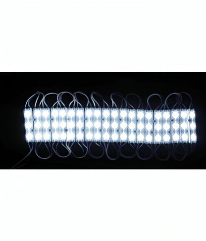 Charkee White 3LED Strip 12V Waterproof Pack of 20