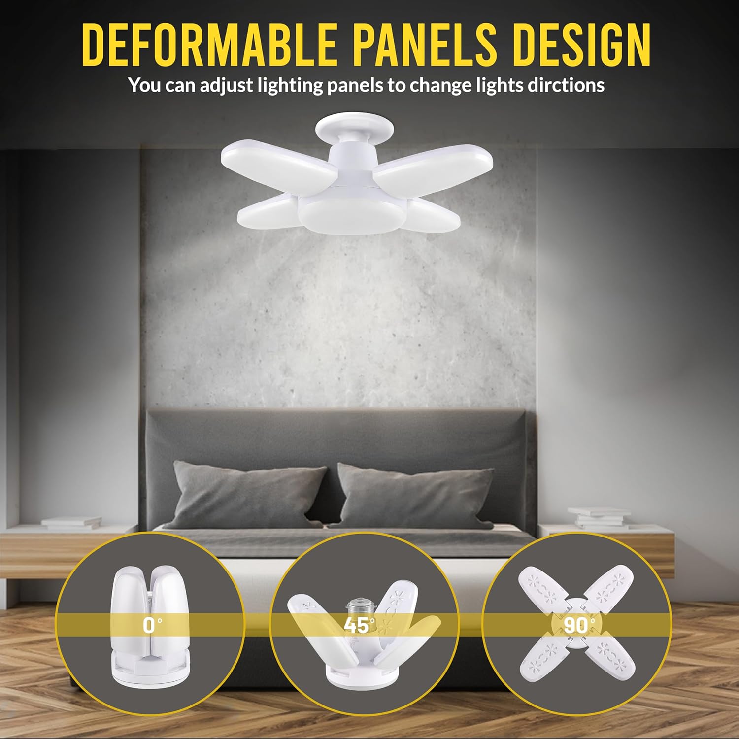 Charkee 25W Cool Day Pendants Ceiling Lamp White