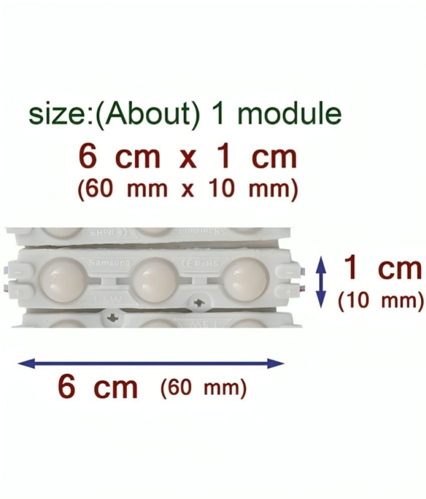 Charkee LED Patch Light Interior Light, Side Marker, Parking Light, License Plate Light Van, Car, Truck, Motorbike LED