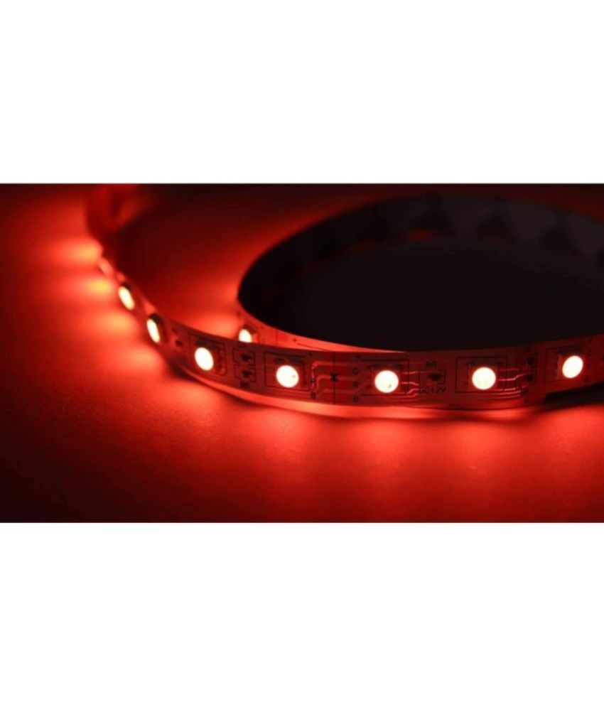 Charkee Red Steady Strip Rice Lights (Pack of 1)