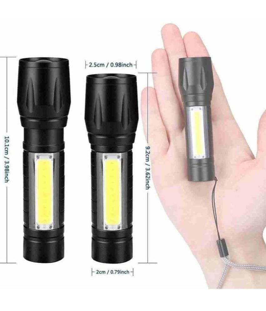Charkee 10W Rechargeable LED Torch Waterproof Pocket Size Suitable For Camping Hiking Torch