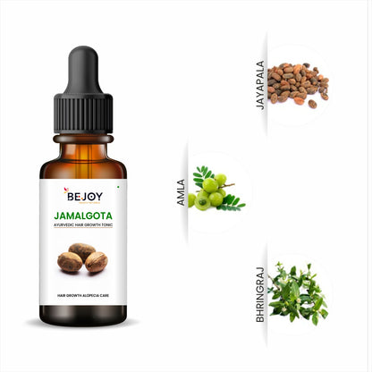Jamalgota Ayurvedic oil For Hair fall Control and Hair growth oil for men and women