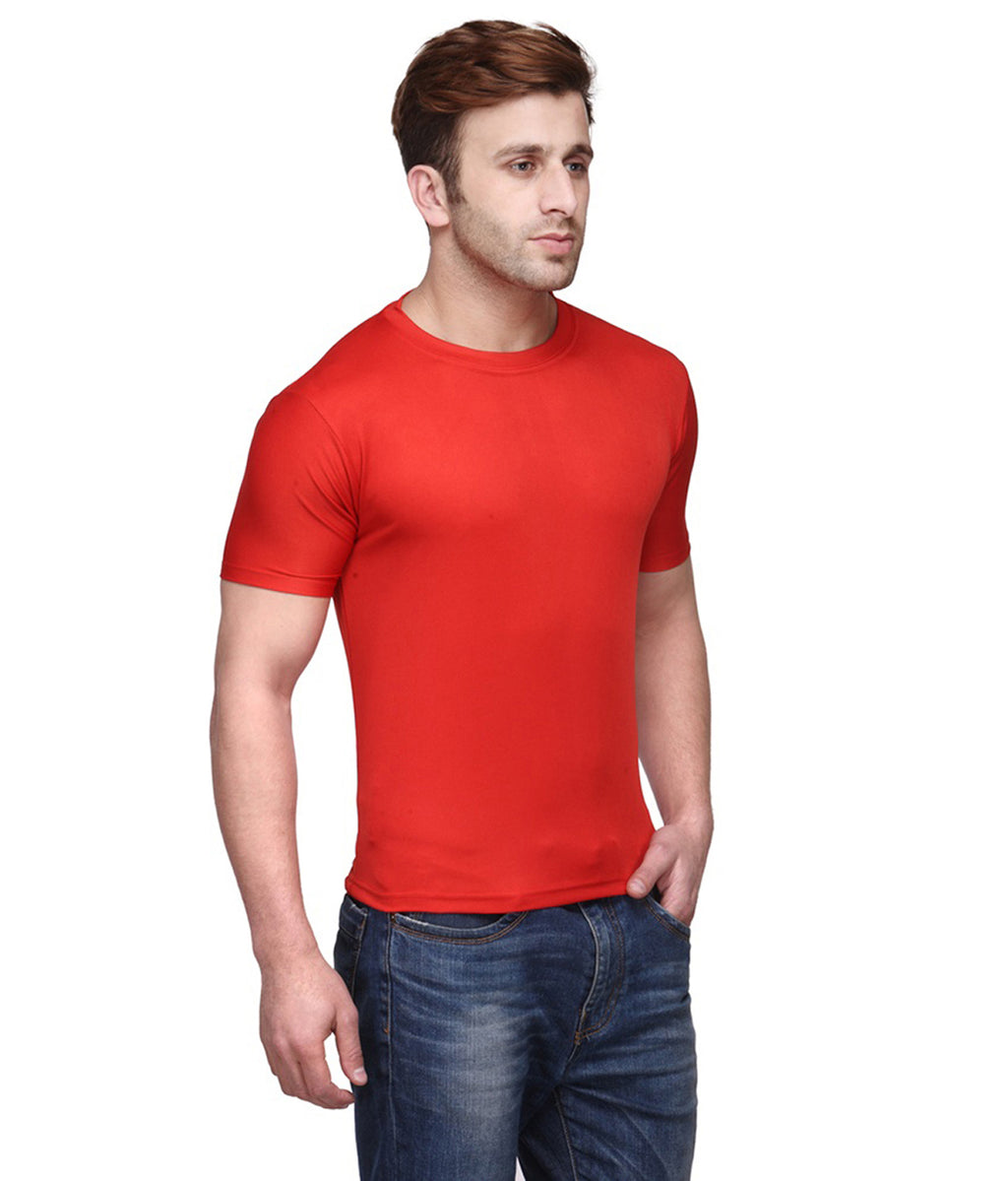 Ketex Round Neck Men's Polyester Blend Dri Fit T-Shirts (Pack of 2)