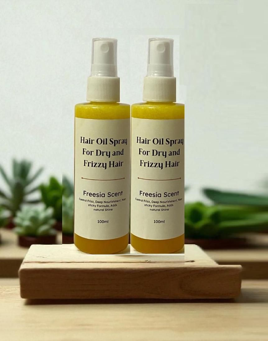 Hair Oil Spray for Dry & Fizzy Hair 100ml Each (Pack of 2)