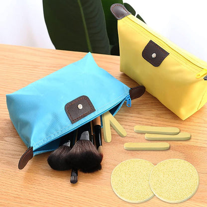12 PCS Compressed Facial Sponge Face Cleansing Sponges with Storage Container