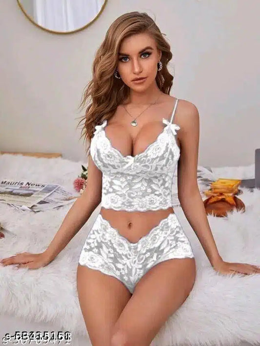 Babydolls for Women (White, XXL) (Set of 1)
