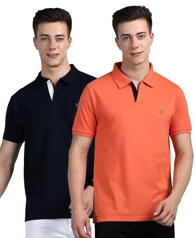 Polo Mens T-Shirts Pack of 2 Multicolor